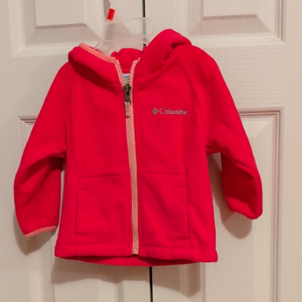 2/15$ Columbia Kids' Bright Pink Fleece Hoodie